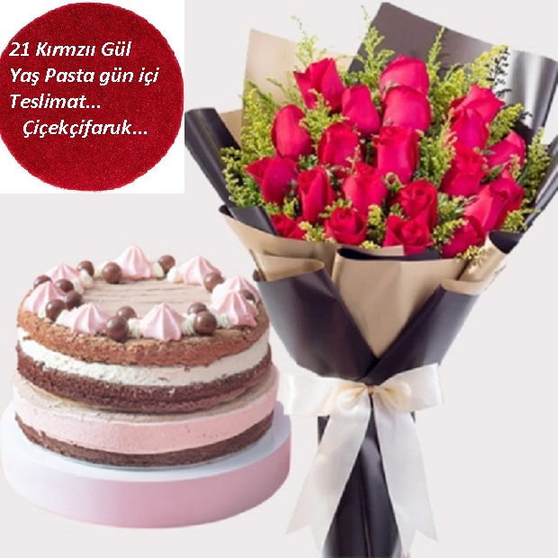 21 Krmz Gl ve Pasta